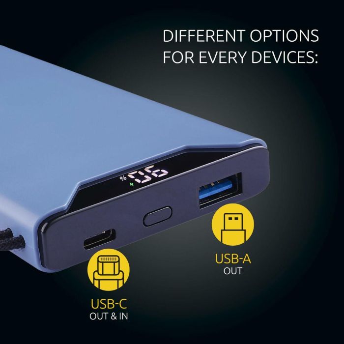 Powerbank Intenso F10000 Azul 10000 Mah 4 Powerbank Intenso F10000 Azul 10000 Mah 4