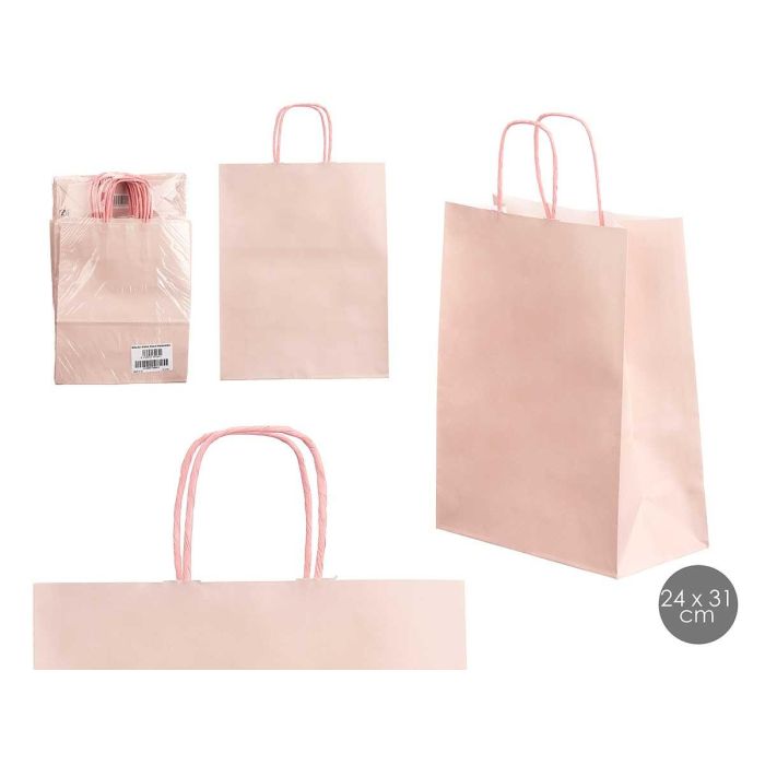 Bolsa Papel Rosa Palo Peq 24X31Cm Pincello (150 Unidades) Bolsa Papel Rosa Palo Peq 24X31Cm Pincello (150 Unidades)