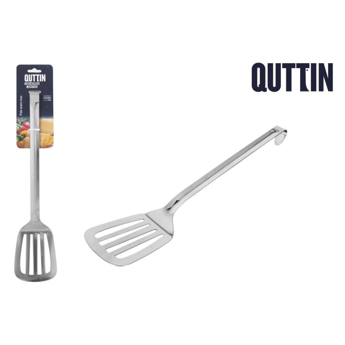 Quttin Pala de Cocina de Acero Inoxidable de 34,5 cm - Utensilio para Preparar y Servir Alimentos (24 Unidades)