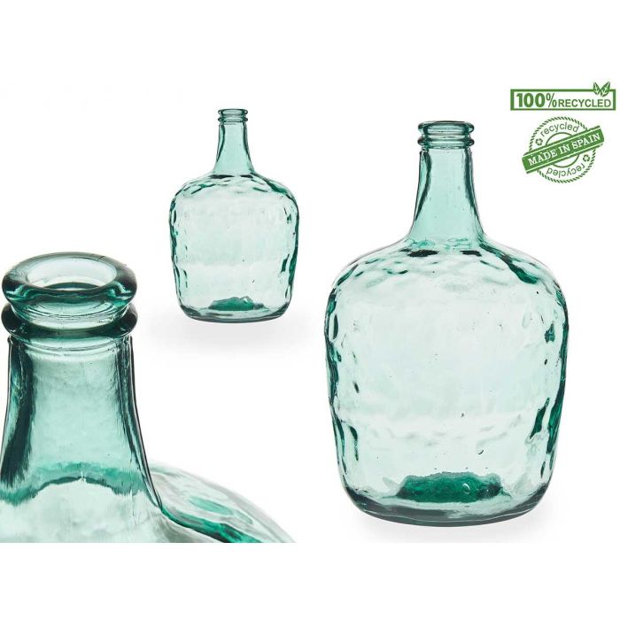 Botella Decorativa Vidrio Carafe 4L Giftdecor 19x30x19 cm - Cristal Reciclado Transparente (4 Unidades) Botella Decorativa Vidrio Carafe 4L Giftdecor 19x30x19 cm - Cristal Reciclado Transparente (4 Unidades)