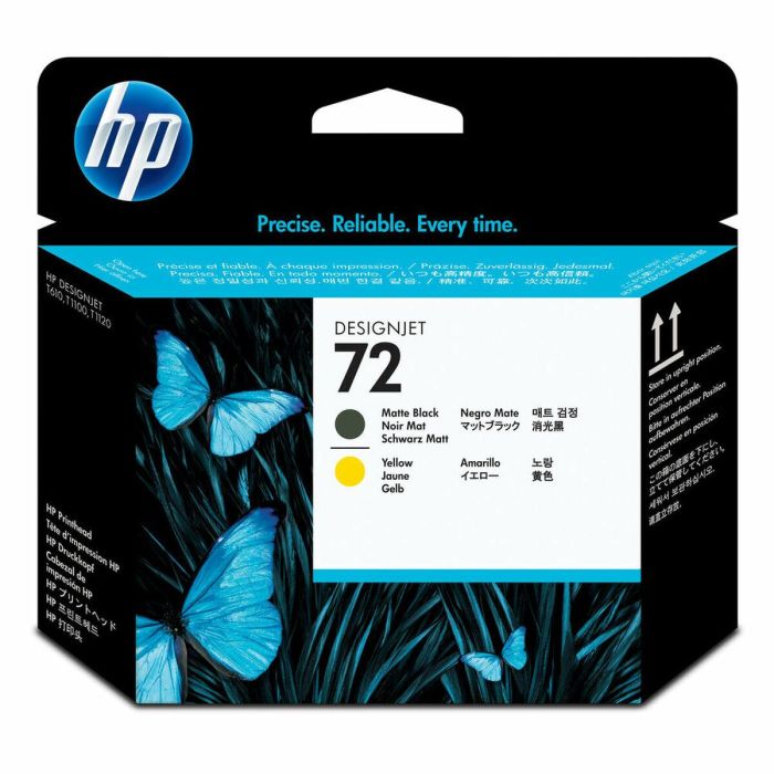 Ink-Jet Hp 72 Cabezal Negro Mate Y Amarillo Designjet T610-1100 1