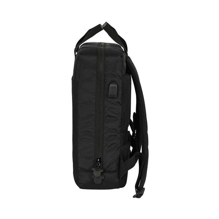 Mochila para Portátil Mickey Mouse Clubhouse Negro 29 x 39 x 11 cm 2