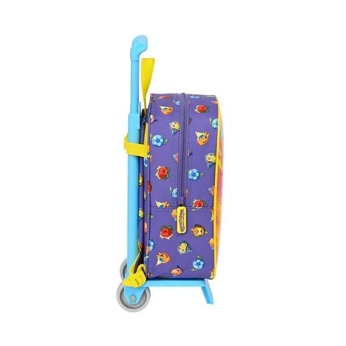 Mochila Escolar con Ruedas SuperThings Guardians of Kazoom Morado Amarillo (22 x 28 x 10 cm) 2 Mochila Escolar con Ruedas SuperThings Guardians of Kazoom Morado Amarillo (22 x 28 x 10 cm) 2