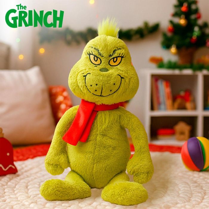 Color Baby Peluche El Grinch con Bufanda de Navidad 50 cm 5 Color Baby Peluche El Grinch con Bufanda de Navidad 50 cm 5
