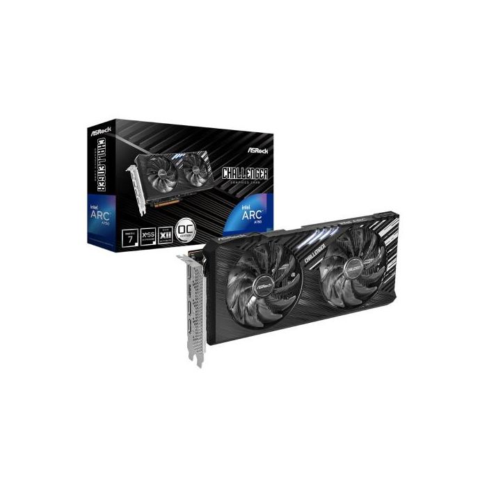 Vga ASRock A750 Challenger Se 8Gb Oc,Intel,A750,8Gb,Gddr6,256Bit,3Dp+1Hdmi,2 Ventiladores (A750 Cl Se 8Go) Vga ASRock A750 Challenger Se 8Gb Oc,Intel,A750,8Gb,Gddr6,256Bit,3Dp+1Hdmi,2 Ventiladores (A750 Cl Se 8Go)