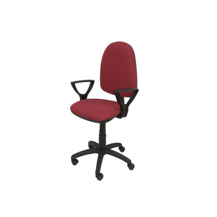 Silla Piqueras Y Crespo Ayna Brazos Fijos Mecanismo Contacto Permanente Con Regulacion De Profundidad Asiento Y Respaldo Tapizado Bali Granate