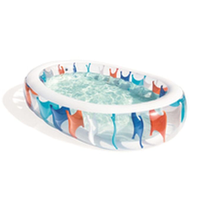 Bestway Piscina Hinchable Eliptica 229x152x51 cm +6 Años Jardin 54066 9