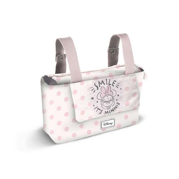 Bolso Organizador Carro Bebé Hamper Mommy Dear Disney Minnie Mouse Salmón Bolso Organizador Carro Bebé Hamper Mommy Dear Disney Minnie Mouse Salmón