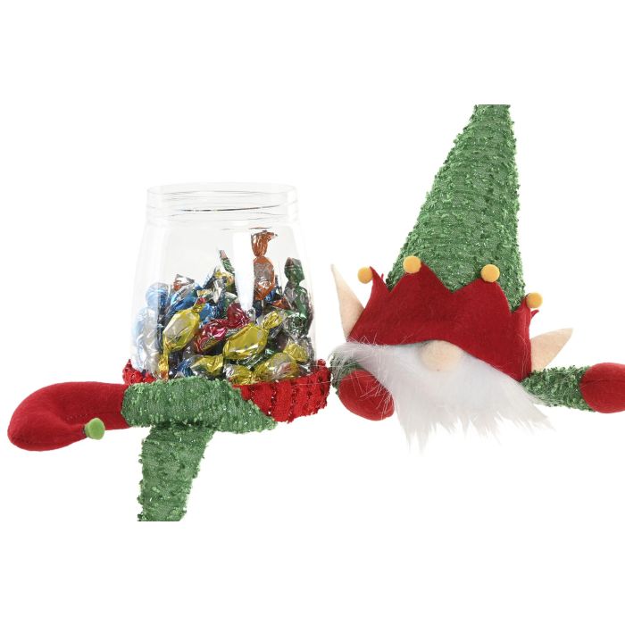 Figura Navidad Tradicional DKD Home Decor Verde Rojo 12 x 45 x 15 cm (6 Unidades) 2 Figura Navidad Tradicional DKD Home Decor Verde Rojo 12 x 45 x 15 cm (6 Unidades) 2