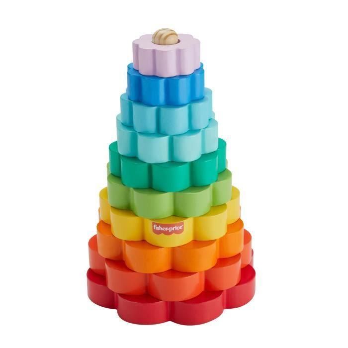 Pirámide madera aros apilable fisher-price. 1 Pirámide madera aros apilable fisher-price. 1