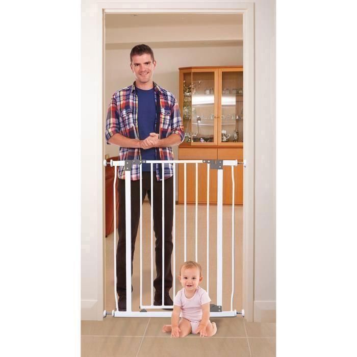Dreambaby Extra Haute Liberty Security Barrier - por presión - L 75/81 x H 93 cm - blanco 1 Dreambaby Extra Haute Liberty Security Barrier - por presión - L 75/81 x H 93 cm - blanco 1