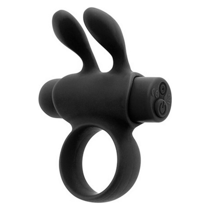 Anillo para el Pene S Pleasures Rabbit Negro 0 Anillo para el Pene S Pleasures Rabbit Negro 0
