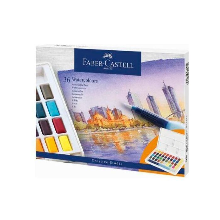 Faber Castell Acuarelas En Pastillas Creative Studio Colores Surtidos Estuche 36 Ud Faber Castell Acuarelas En Pastillas Creative Studio Colores Surtidos Estuche 36 Ud