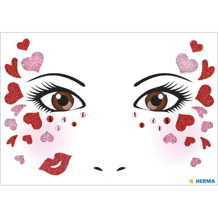 HERMA Face Art Sticker Love 1