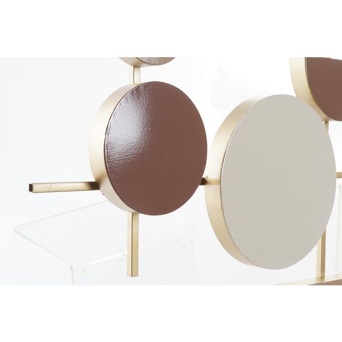 DKD Home Decor Decoración Pared Rosa Palo Blanco Metal 110 x 49 x 6.4 cm 1 DKD Home Decor Decoración Pared Rosa Palo Blanco Metal 110 x 49 x 6.4 cm 1