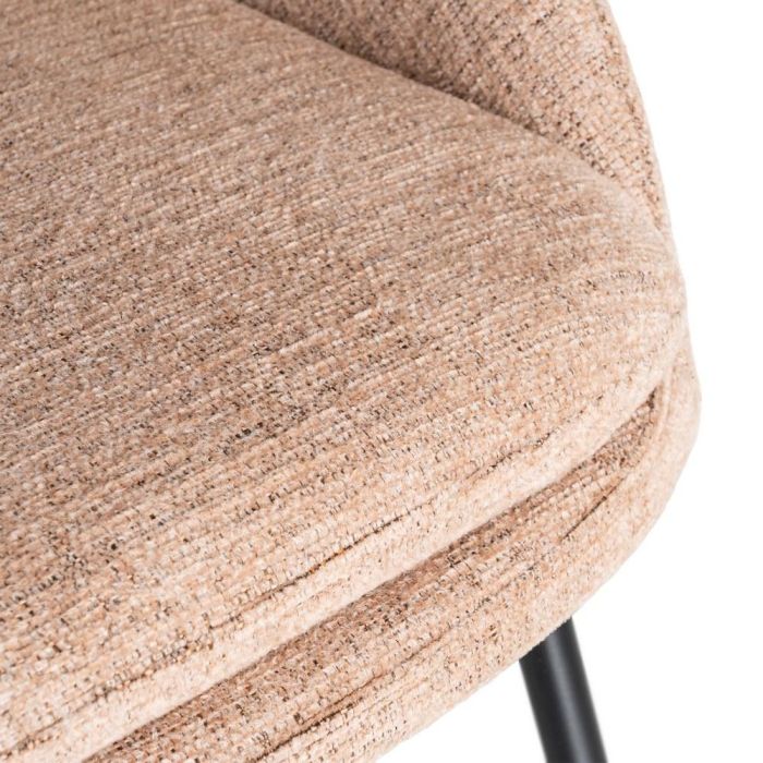 Silla Rosa Tejido-Metal Contract 67,50 X 47 X 79,50 cm