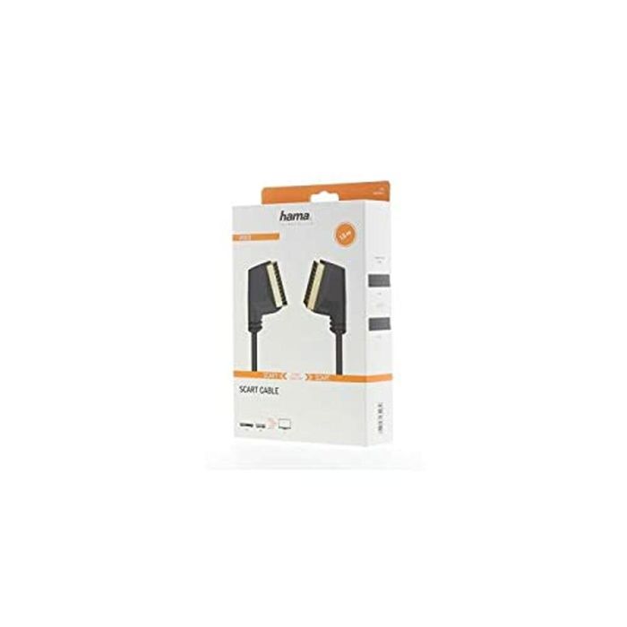 Cable Euroconector Hama 00205082 Negro 1,5 m 2 Cable Euroconector Hama 00205082 Negro 1,5 m 2