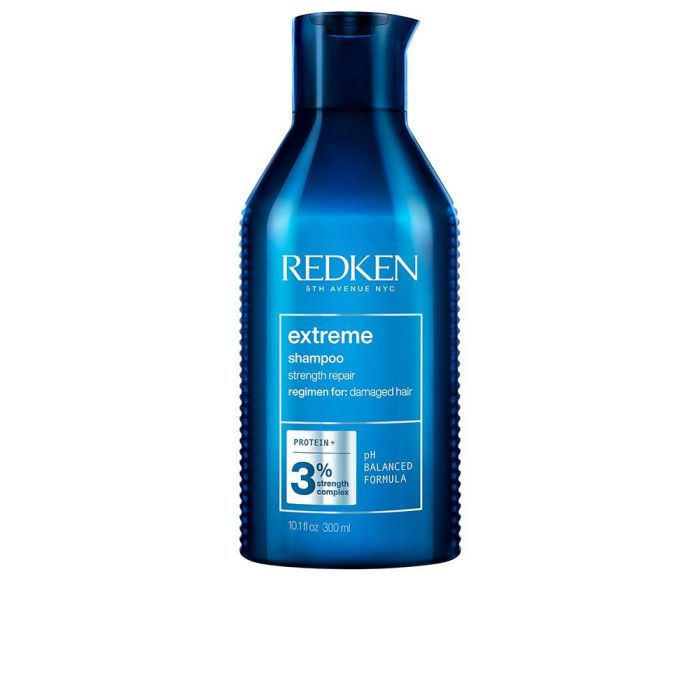 Redken Extreme Shampoo 300ml Nuevo Formato Champú que Limpia, Fortalece y Restaura Cabello Dañado