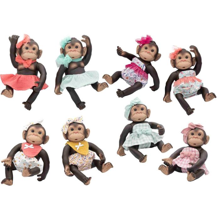 Rosa Toys 2500 Muñeco Bebé Mono de 25 cm, Juguete Infantil con Diseños Surtidos Rosa Toys 2500 Muñeco Bebé Mono de 25 cm, Juguete Infantil con Diseños Surtidos