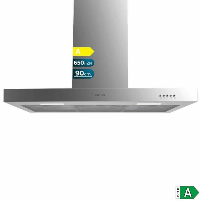 Campana Convencional Cecotec Bolero Flux TM 906500 Inox A Acero 90 x 50,5 cm 2