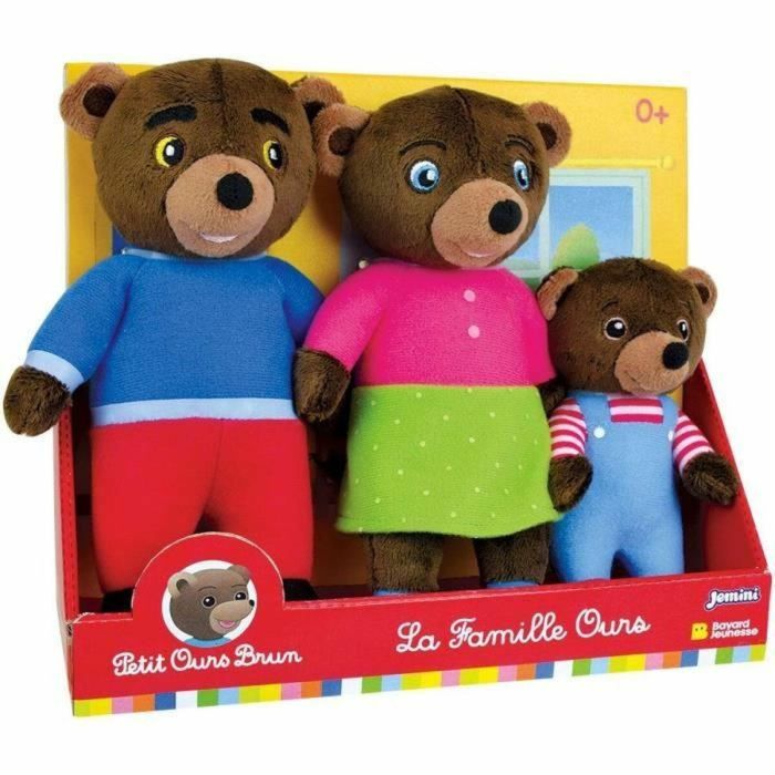 Jemini AAAOK27961 Peluches Oso Marrón Pequeño - Mamá osa, Papá oso y Osito marrón 2