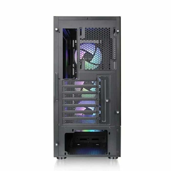 Caja de PC - THERMALTAKE - S200 TG ARGB (Negro) - Torre media - Formato ATX - Sin fuente de alimentación 1 Caja de PC - THERMALTAKE - S200 TG ARGB (Negro) - Torre media - Formato ATX - Sin fuente de alimentación 1