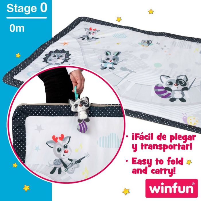 Alfombra Infantil Winfun Tela 14,3 x 0,5 x 8,8 cm 4 Alfombra Infantil Winfun Tela 14,3 x 0,5 x 8,8 cm 4