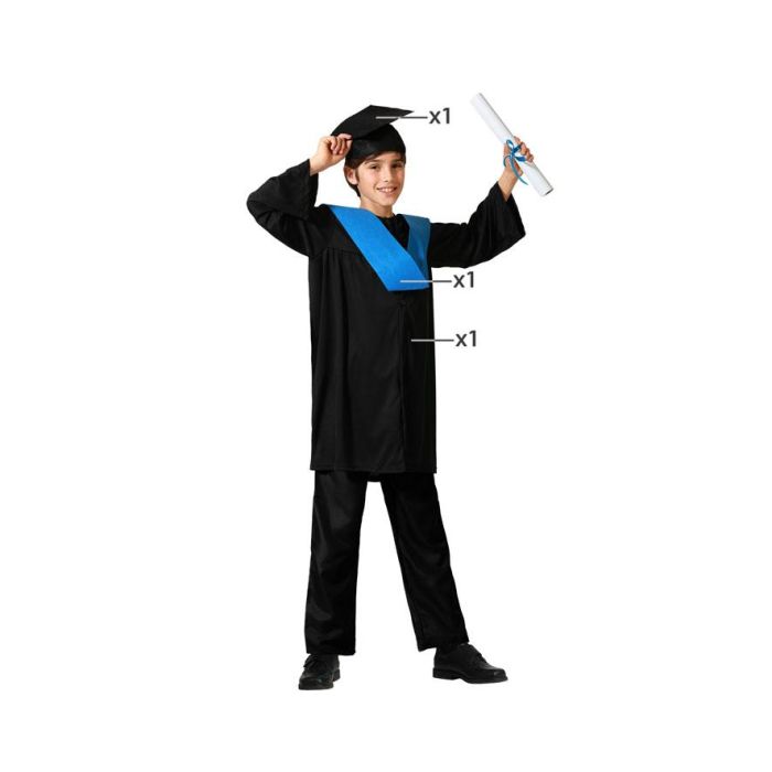 Disfraz Licenciado Azul Niño Unisex Infantil 3-4 Años