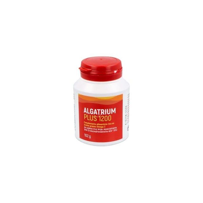 Algatrium Plus Omega 3 1200mg DHA. Suplemento de Aceite de Pescado 60 Perlas