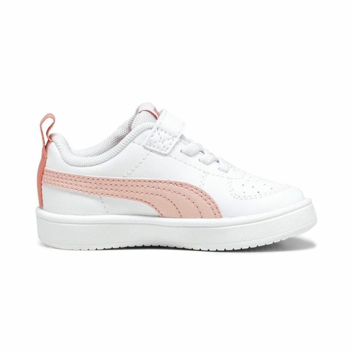 Zapatillas Deportivas Infantiles Puma Rickie+ Blanco Rosa claro 3 Zapatillas Deportivas Infantiles Puma Rickie+ Blanco Rosa claro 3
