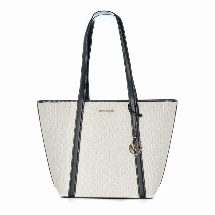 Bolso Mujer Michael Kors PRATT Blanco 29 x 28 x 12 cm 0 Bolso Mujer Michael Kors PRATT Blanco 29 x 28 x 12 cm 0