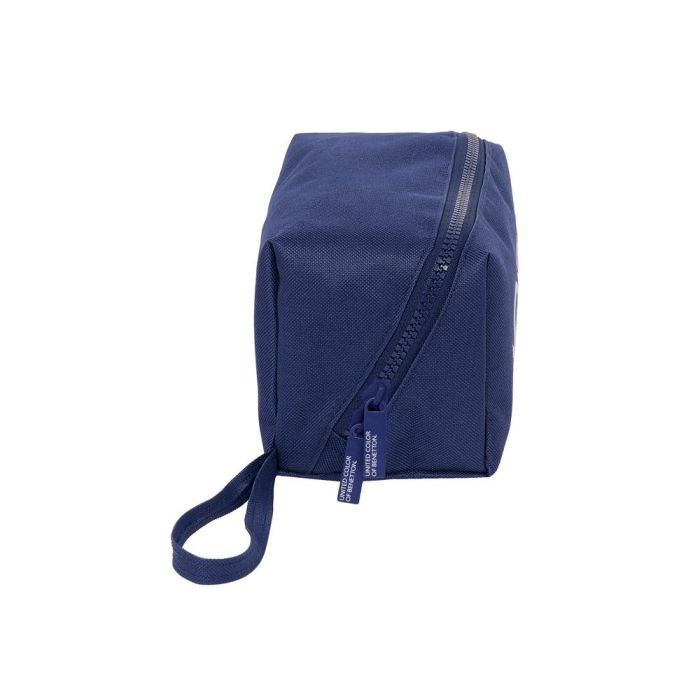 Estuche Escolar Benetton Varsity Gris Azul marino 22 x 10 x 10 cm 2