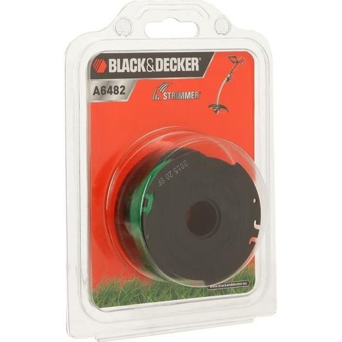 NEGRO Y DECKER Bobina Reflex 6m 2mm cable