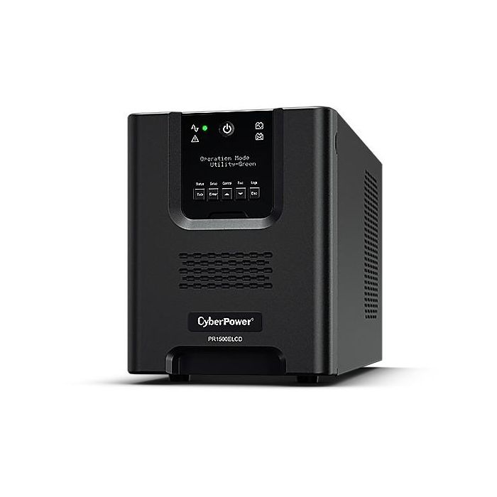 CyberPower PR1500ELCD SAI Línea Interactiva 1500VA/1350W Onda Senoidal Pura para Servidores y Estaciones de Trabajo - 8 Salidas Torre con AVR 0 CyberPower PR1500ELCD SAI Línea Interactiva 1500VA/1350W Onda Senoidal Pura para Servidores y Estaciones de Trabajo - 8 Salidas Torre con AVR 0