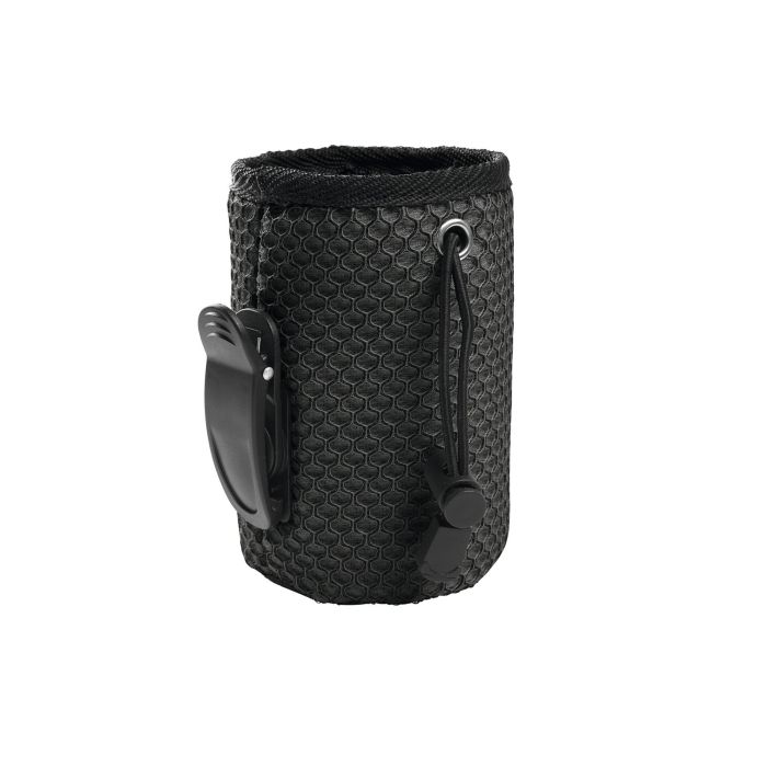 Hunter Portapremios Hilo Basic Antracita Bolsa de Recompensas para Perros Poliéster Malla 3D con Clip y Cierre de Cordón Lavable 14x10x8cm 1