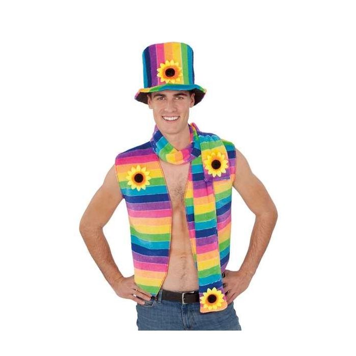 Chaleco adulto rainbow talla 54 Chaleco adulto rainbow talla 54