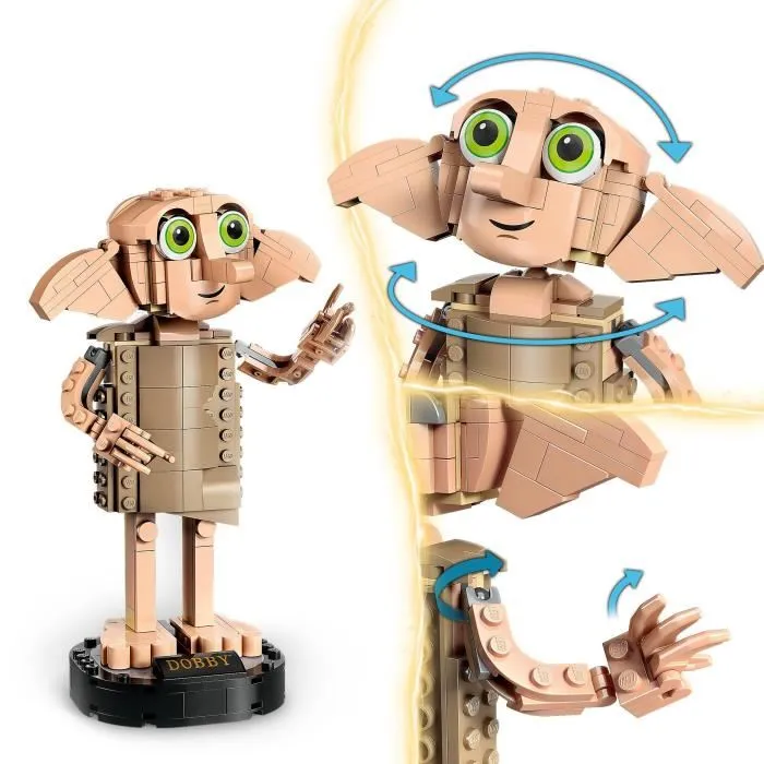 Lego Harry Potter 76421 Dobby El elfo del hogar Figura Coleccionable Juguete para Niños y Niñas 2 Lego Harry Potter 76421 Dobby El elfo del hogar Figura Coleccionable Juguete para Niños y Niñas 2