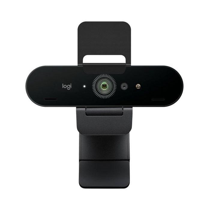 Logitech 960-001194 Webcam Brio Stream 4K HD Enfoque Automático HDR Micrófonos Cancelación Ruido Windows Hello