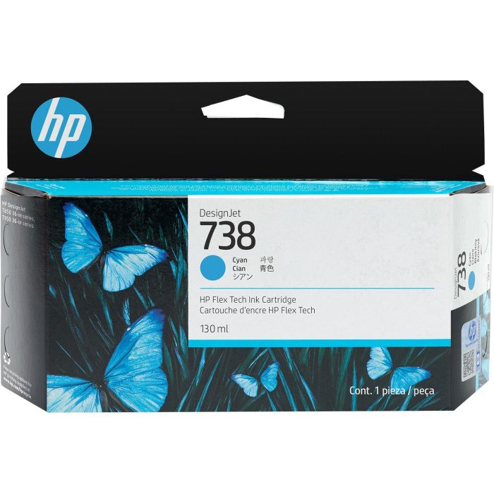 HP DESIGNJET 738 CARTUCHO CIAN 130ML