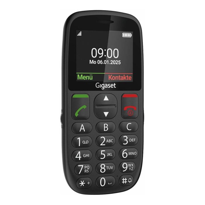 Gigaset GL395 Teléfono para personas mayores con pantalla de 2.2" y 90g - Negro