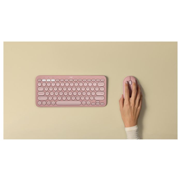 Logitech Ratón inalámbrico Pebble Mouse 2 M350s Rosa 910-007014 3 Logitech Ratón inalámbrico Pebble Mouse 2 M350s Rosa 910-007014 3