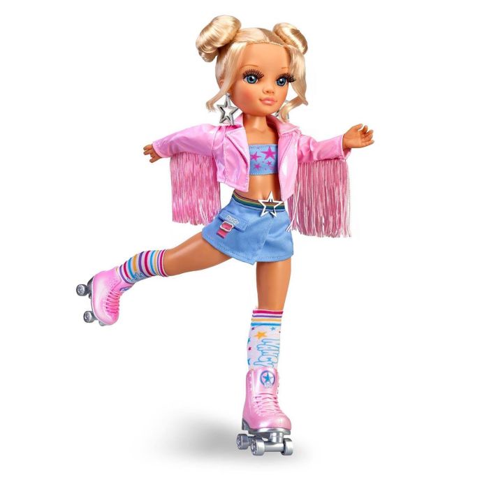 Famosa Nancy Muñeca Un Día de Baile en Patines 43 cm - Incluye Patines de Ruedas, Chaqueta, Top, Falda y Pendientes 2 Famosa Nancy Muñeca Un Día de Baile en Patines 43 cm - Incluye Patines de Ruedas, Chaqueta, Top, Falda y Pendientes 2