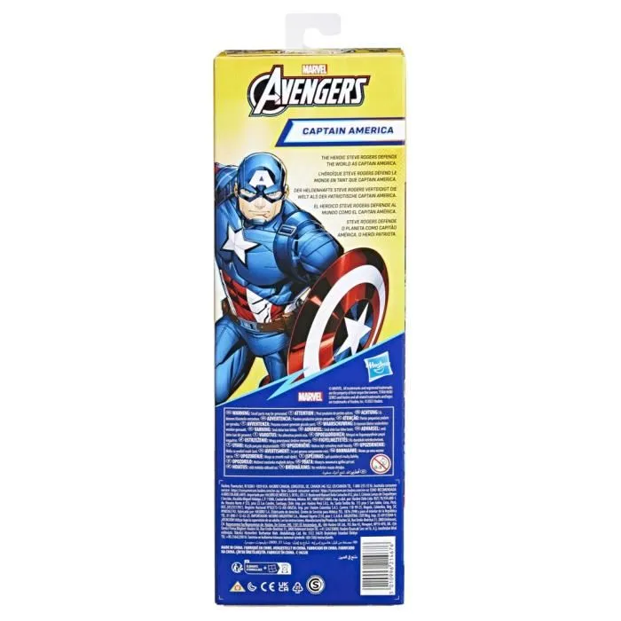 Hasbro Figura Titan Capitán América E7877 Avengers +4 Años 3