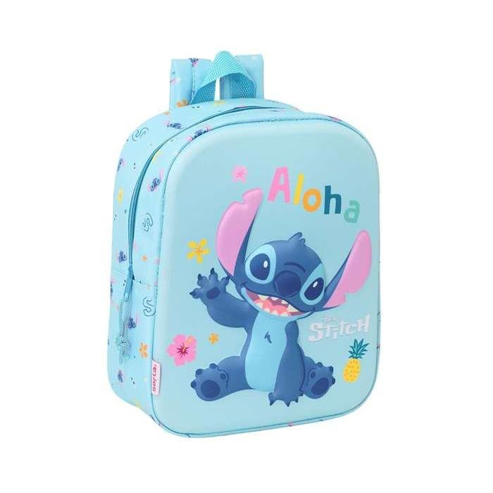 Safta Mochila Guardería 3D Stitch 3D 22x27x10 cm