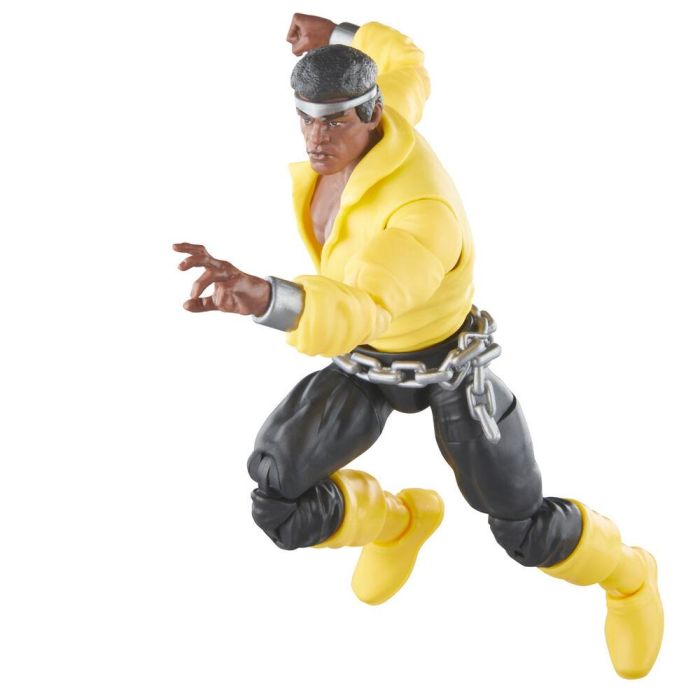 Hasbro Marvel Legends Luke Cage Power Man Figura de Acción 15 cm con Accesorios y Pieza para Construir 3