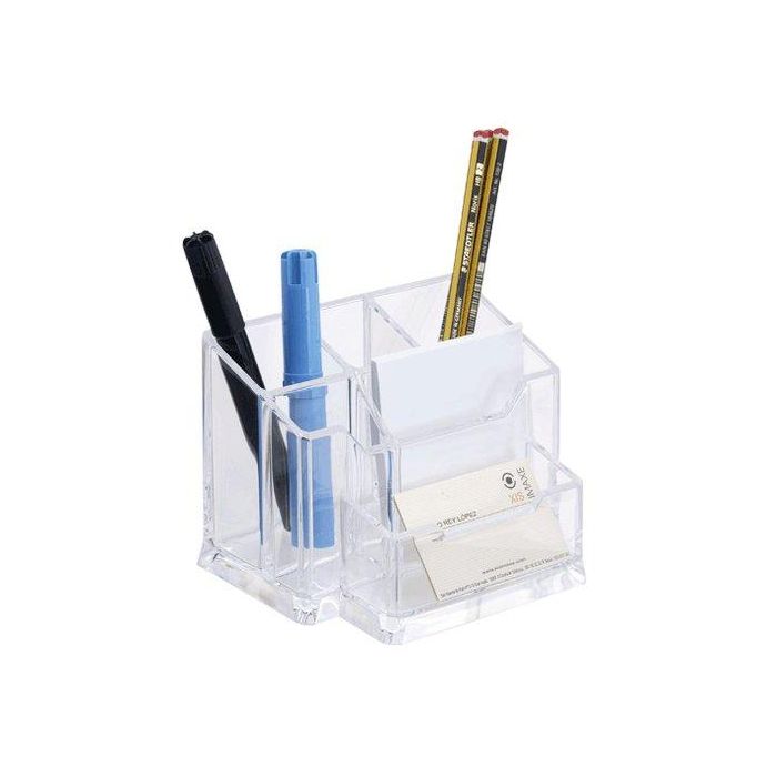 Organizador Sobremesa A.2000 6 Compartimentos Transparente