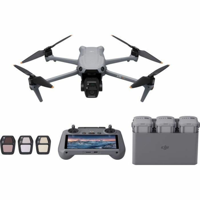 DJI DJI6941565989932 Drone Air 3S Fly More Combo con RC 2, Cámara dual CMOS 1" y Telecam de 70mm, 14 paradas de rango dinámico 0 DJI DJI6941565989932 Drone Air 3S Fly More Combo con RC 2, Cámara dual CMOS 1" y Telecam de 70mm, 14 paradas de rango dinámico 0