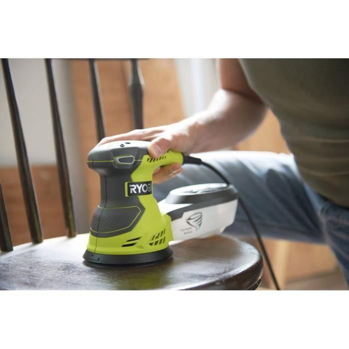 Lijadora excéntrica con cable Ryobi ROS300 300W 125 mm entregada con 5 hojas abrasivas 3 Lijadora excéntrica con cable Ryobi ROS300 300W 125 mm entregada con 5 hojas abrasivas 3