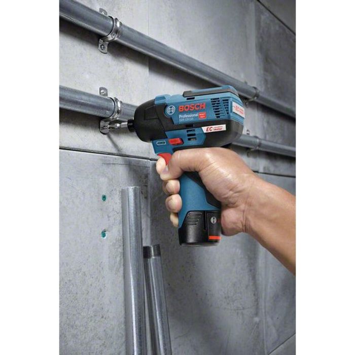 Bosch Professional 06019E0005 Atornillador de Impacto GDR 12V-110 con 2 Baterías 3.0 Ah y L-BOXX 2 Bosch Professional 06019E0005 Atornillador de Impacto GDR 12V-110 con 2 Baterías 3.0 Ah y L-BOXX 2