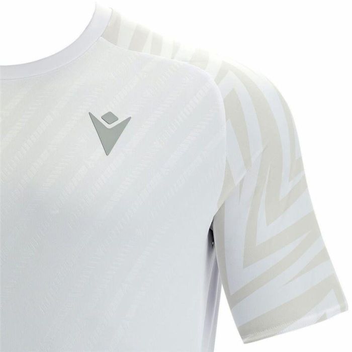 Camiseta de Manga Corta Hombre Macron Prime Cb Pablo Blanco Pádel 18-20 años 2